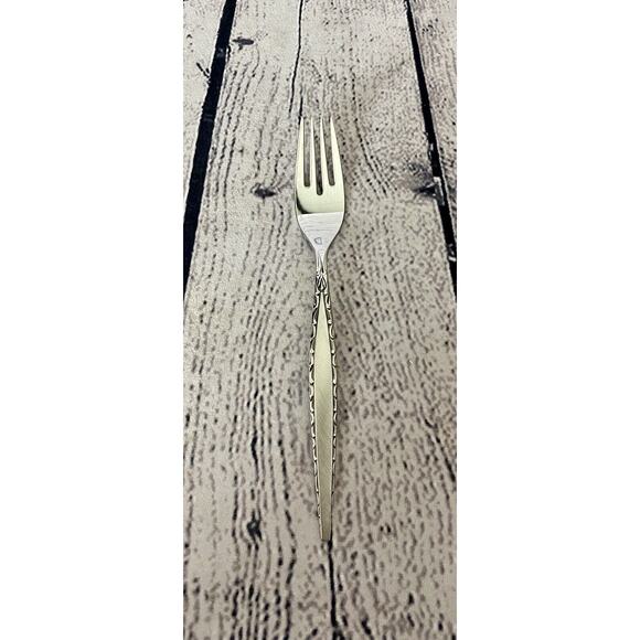 Oneida Community Venetia MCM Salad Forks Stainless Flatware Lot Set Of‎ 4 - Picture 2 of 10